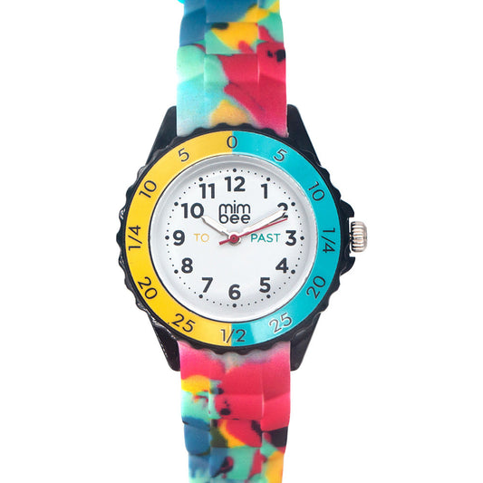 Mimbee - Paint Spatter Time Teach Watch