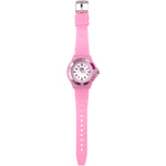 Load image into Gallery viewer, Mimbee - Pink Silicone Glitter Time Teach Watch
