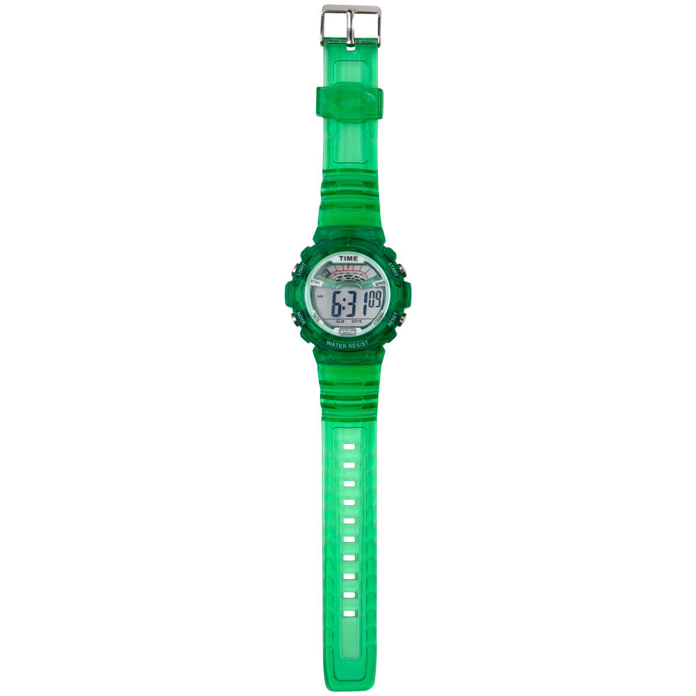 Mimbee - Sporty Green Digital Watch - Premium Watches from Mimbee Kids - Just R 120! Shop now at Mimbee Kids