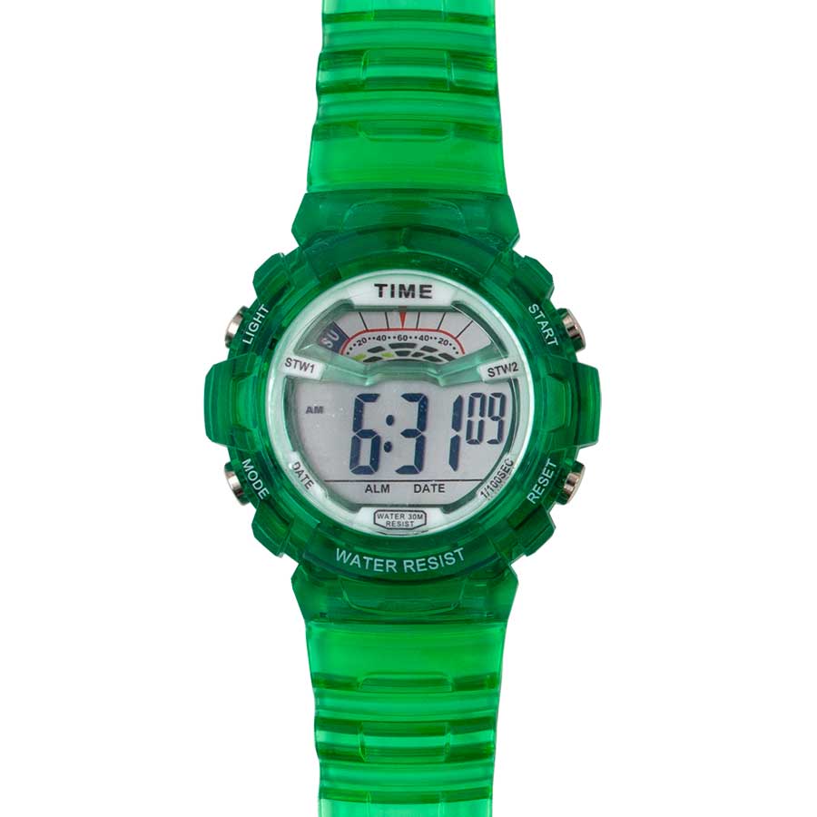 Mimbee - Sporty Green Digital Watch - Premium Watches from Mimbee Kids - Just R 120! Shop now at Mimbee Kids