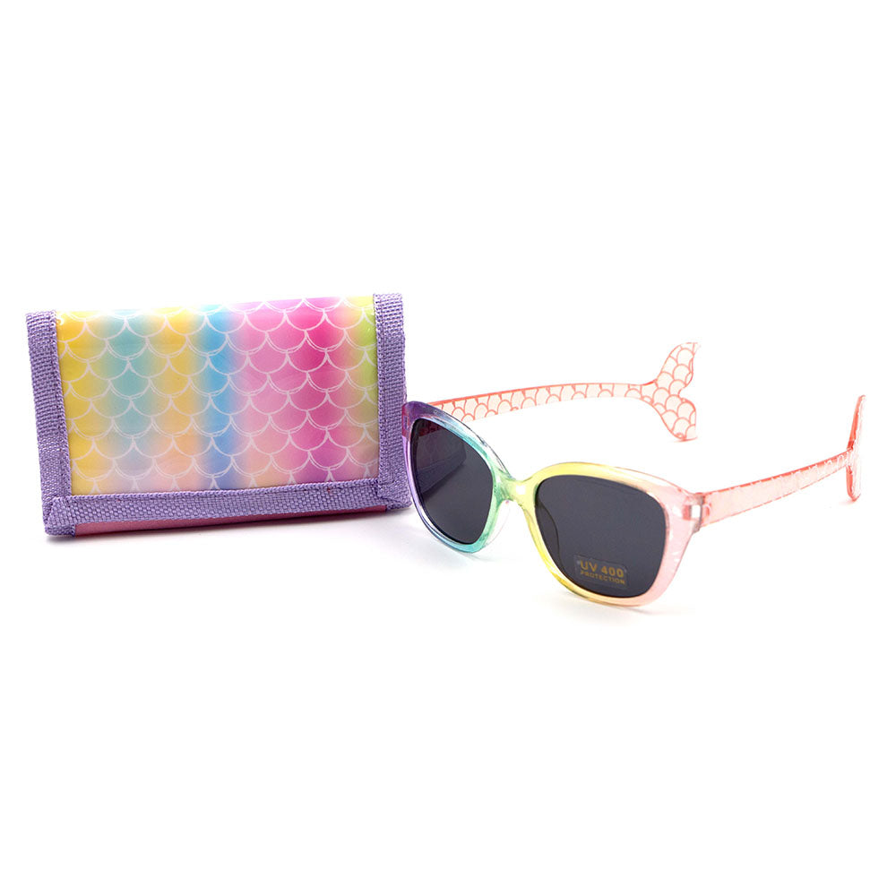 Mimbee - Mermaid Wallet and Sunnies Set - Premium Sunglasses from Mimbee Kids - Just R 120! Shop now at Mimbee Kids