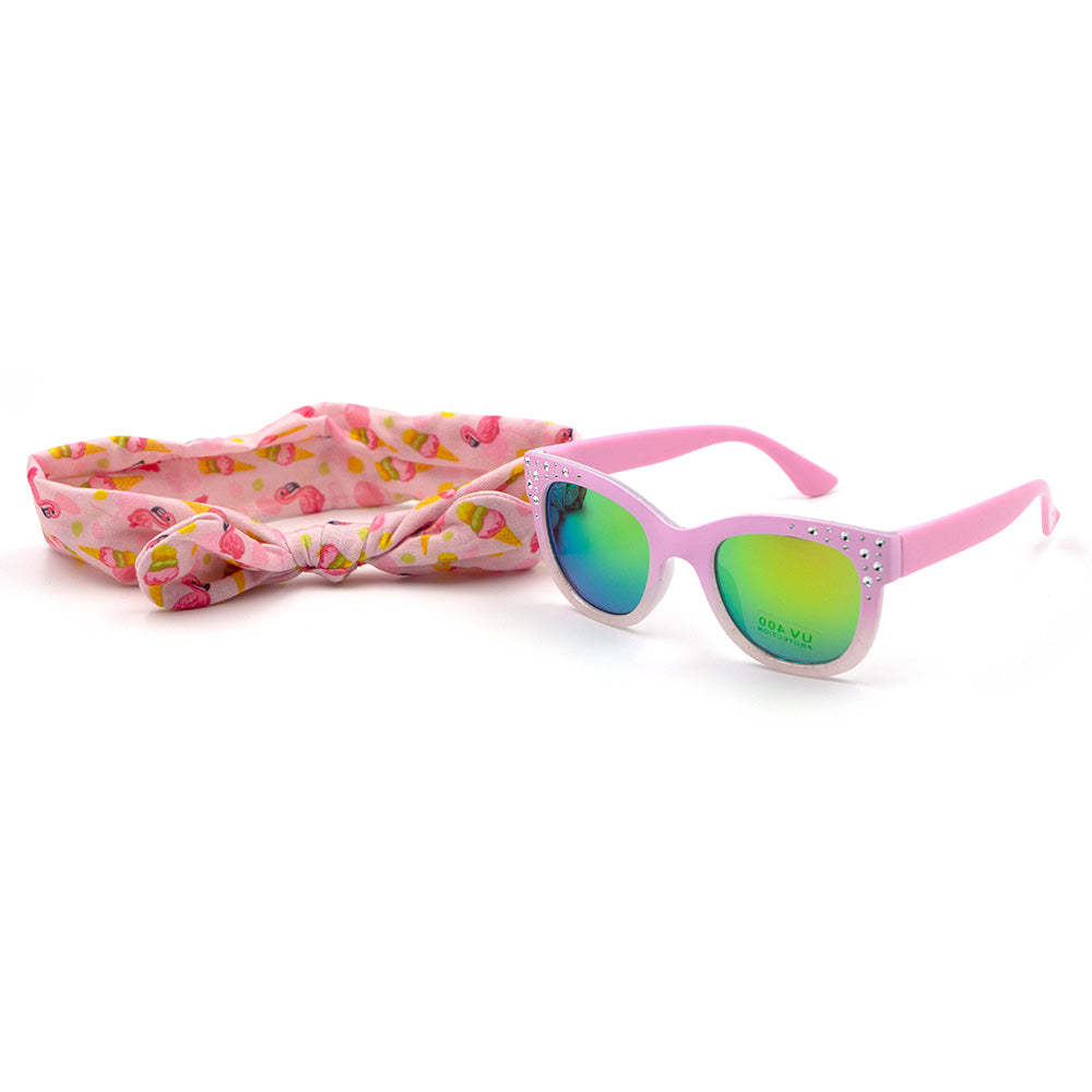 Mimbee - Flamingo Headband and Sunnies Set - Premium Headband and Sunnies from Mimbee Kids - Just R 99! Shop now at Mimbee Kids