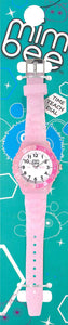 Mimbee - Pink Silicone Glitter Time Teach Watch - Premium Time Teach watch from Mimbee Kids - Just R 150! Shop now at Mimbee Kids