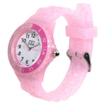 Load image into Gallery viewer, Mimbee - Pink Silicone Glitter Time Teach Watch - Premium Time Teach watch from Mimbee Kids - Just R 150! Shop now at Mimbee Kids
