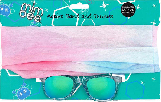 Mimbee - Tie-Dye Active band and Sunnies Combo
