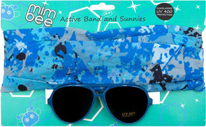 Mimbee - Paint Splat Active Band and Sunnies Combo - Premium Active Band and Sunnies from Mimbee Kids - Just R 110! Shop now at Mimbee Kids