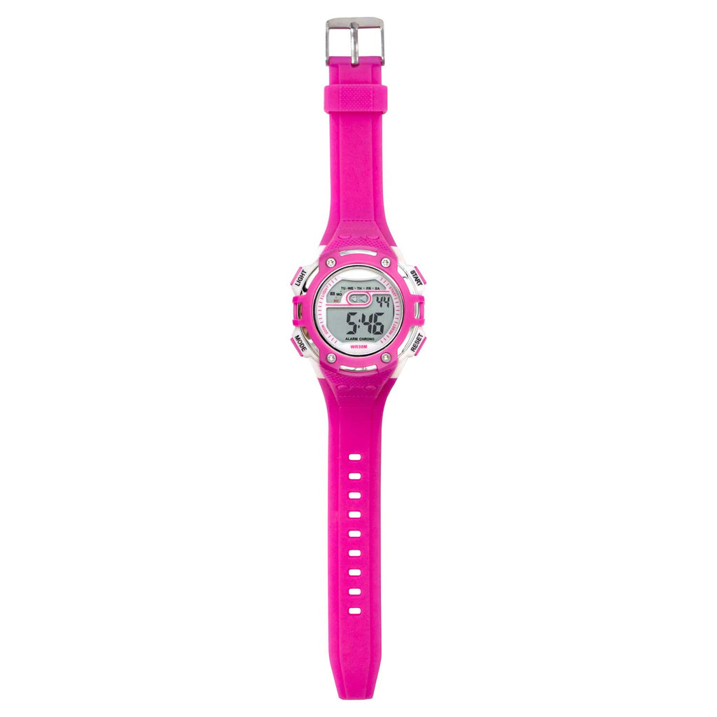 Mimbee - Water Resistant Pink LED Watch - Premium Watches from Mimbee Kids - Just R 199! Shop now at Mimbee Kids