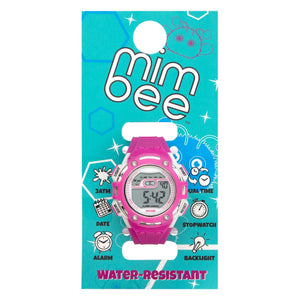 Mimbee - Water Resistant Pink LED Watch - Premium Watches from Mimbee Kids - Just R 120! Shop now at Mimbee Kids