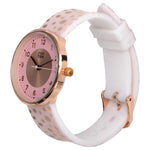 Load image into Gallery viewer, Mimbee - Rose Gold Blush Silicone Time Teach Watch - Premium Watches from Mimbee Kids - Just R 150! Shop now at Mimbee Kids
