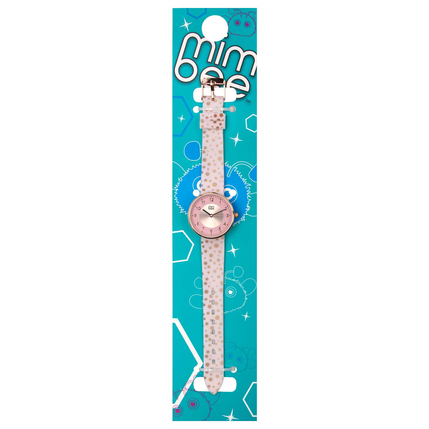 Mimbee - Rose Gold Blush Silicone Time Teach Watch - Premium Watches from Mimbee Kids - Just R 150! Shop now at Mimbee Kids
