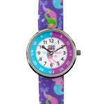 Load image into Gallery viewer, Mimbee - Lilac Silicone Mermaid Time Teach Watch - Premium Watches from Mimbee Kids - Just R 150! Shop now at Mimbee Kids

