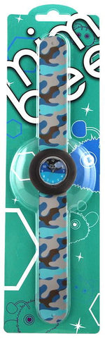 Load image into Gallery viewer, Mimbee - Blue Camo Snap Watch - Premium Snap Watches from Mimbee Kids - Just R 130! Shop now at Mimbee Kids
