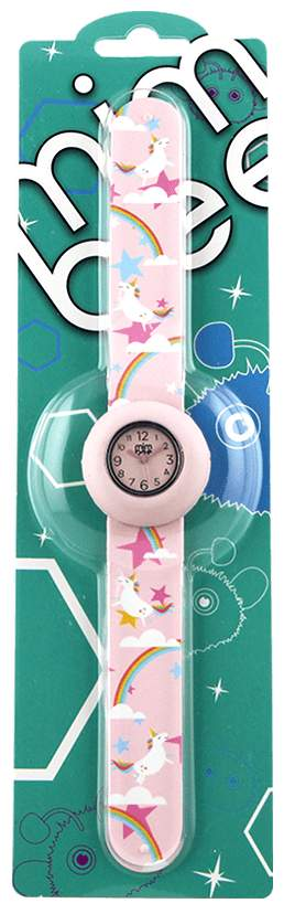 Mimbee - Soft Pink Unicorn Snap Watch