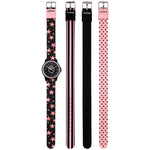 Load image into Gallery viewer, Mimbee - Dusty Pink and Black Interchangeable Watch Set
