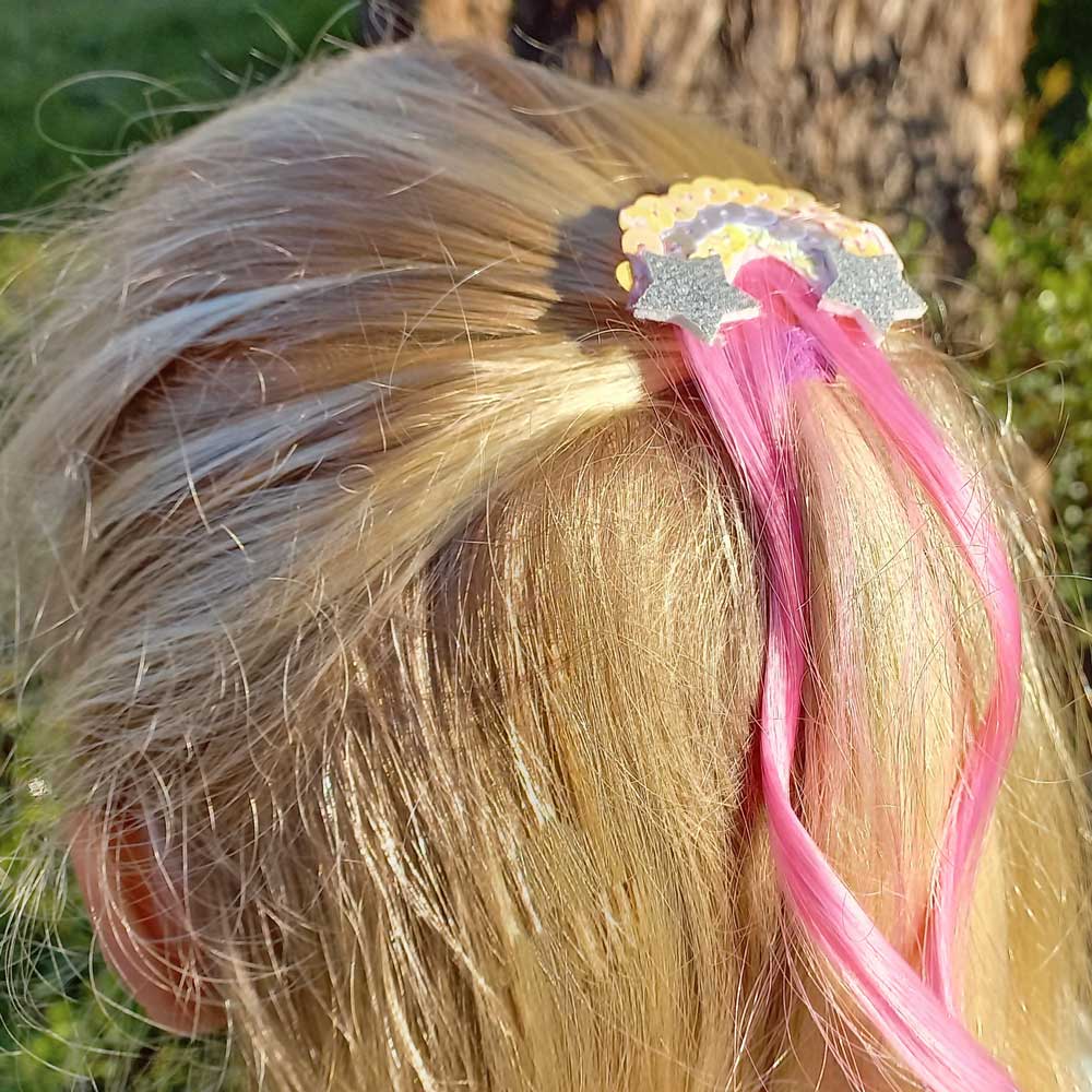 Mimbee - Sequin Rainbow Hair Clip - Premium Hair Accessories from Mimbee Kids - Just R 60! Shop now at Mimbee Kids