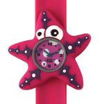 Load image into Gallery viewer, Mimbee - Pink Starfish Snap Watch - Premium Snap Watches from Mimbee Kids - Just R 60! Shop now at Mimbee Kids
