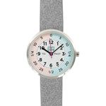 Load image into Gallery viewer, Mimbee - Silver Glitter Time Teach Watch - Premium Time Teach watch from Mimbee Kids - Just R 150! Shop now at Mimbee Kids
