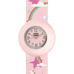 Load image into Gallery viewer, Mimbee - Soft Pink Unicorn Snap Watch
